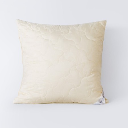 Cashmere pillow, size 68x68 cm, satin-jaccard