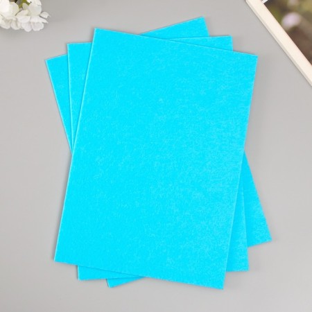 A set of hard felt "Astra" (3 pcs) blue, 3 mm, 20x30 cm-1