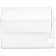 Paper block stand 90 x 90 x 50 mm, plastic, transparent