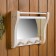 Shelf with a mirror and 3 hooks 27x24x8.5 cm