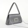 Women's bag on magnet, gray color