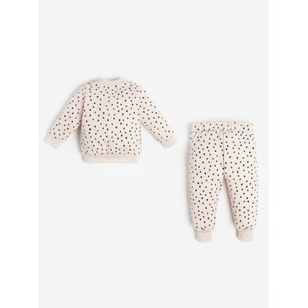 Set: jumper and pants crumb I am KISA, height 80-86 cm, beige color-10