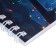 Notepad A5, 40 sheets in the cage on the crest "Speed", cover coated cardboard, matte lamination, selective UV-LK, OFSET BOCom