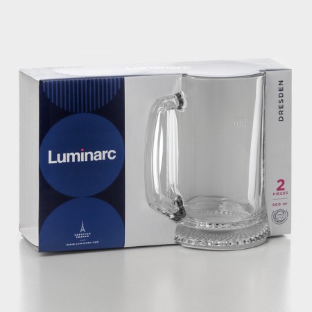 A set of glass mugs for beer Luminarc "Dresden", 500 ml, 2 pcs-6
