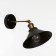 Sconces "Gambia" 1x40W E27 Black 22x22x27 cm