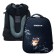 School backpack 38 x 30 x 16 cm, ergonomic back, stavia "bullet", multicolor