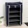 Shoe, 5 tiers, 57 × 28 × 90 cm, blue color