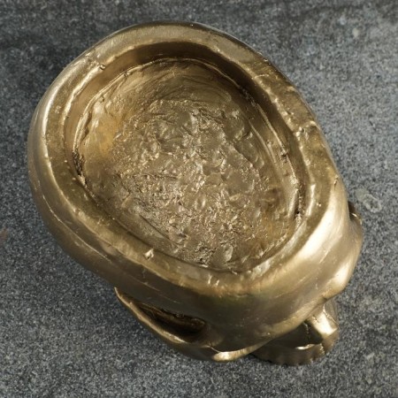 Kashpo - Organizer "Skull" Bronze, 0.2 l/19x14x12cm-5