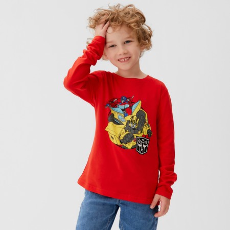 Long sleeve T-shirt "Autobots", transformers, height 98-104-4