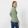 Female turtleneck, green color, size 54
