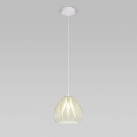 Suspended lamp Eurosvet Sinki 30187/1, E14, 1x5W, 206x206 mm, white color