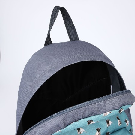 School textile “pugs”, with a pocket, the color is gray-5