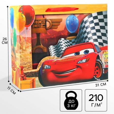 Gift package, 31x26x1 cm, packaging, wheelbarrows