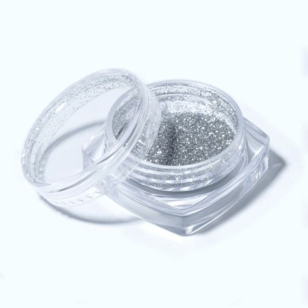 Sparkles for decor, reflective, small, silver color-4