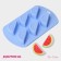Baking shape of the share "watermelon slices", silicone, 19 × 11 × 1.5 cm, 6 cells (4 × 2.5 cm), color mix