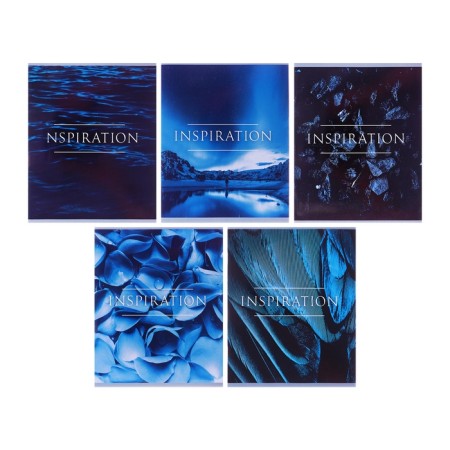 Notebook of 48 sheets in Calligrata "Inspiration", cover coated cardboard, uf-lak, block offset, mix-2