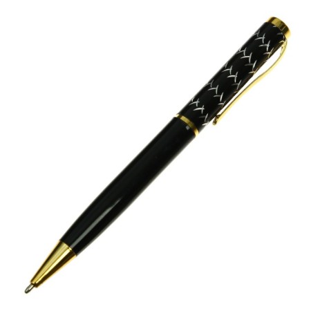 Handle Gift Ballic Calligrata, in a plastic case, rotary, black body with gold x-3