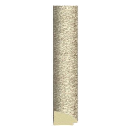 EvoFORM mirror in the baguette frame, 59 mm, 50x70 cm, brushed silver color-2