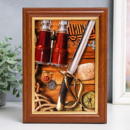 Key "Admiral" walnut 15x21 cm