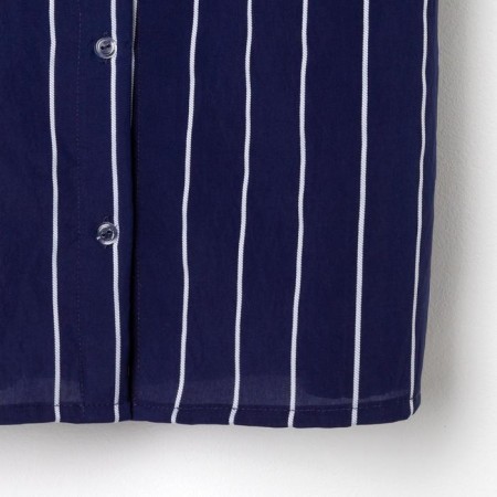 Shirt (shirt) female kaftan "strip", blue color, size 40-42-9