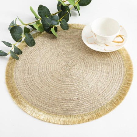 Serving shade "Glitter", ts. Zoloto, D 38 cm