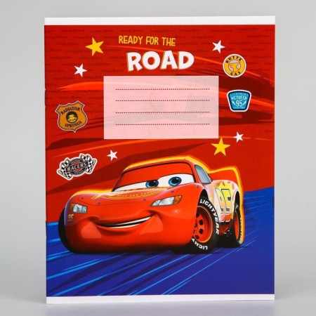 Notebook in a ruler of 12 sheets, 5 types of mix, cover coated cardboard, cars-8