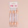 Set of applicators for shadows, bilateral, 5 pcs, 9.5 cm, transparent color