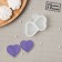 Mold "Wedding Fands", the color is transparent