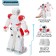 Robot radio -controlled "Smart Bot", walks, light and sound, Russian chip, red color