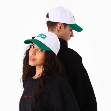 Men's cap Sporty & Rich, white color, rr 56-8