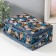 Casket for needlework "Forest branches on blue" 24x16x11 cm