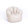 Handwheel armchair "Relax lux", beige color, horn