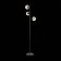 Floor lamp EVOLUCE. Sle154905-03. Lacotta. 3x60 watts, E27, 40x40x164 cm, black color