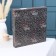 Eboe, 2 levels: d = 18 cm, d = 30 cm, black color with beige and gold, glass