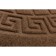 Moisted mat with PRT, 40x60 cm, drawing of Athena brown. semicircle