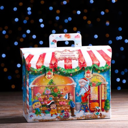 Gift box "New Year's confectionery" 25 x 9 x 19.5 cm,