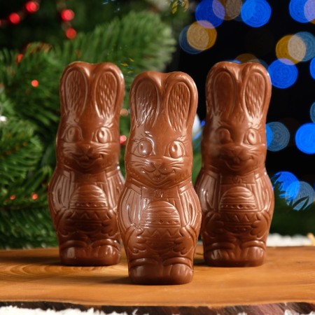 New Year. Chocolate figure "Hare" in Floo-pack, 35 g-1