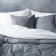 Set "Flash": a bedspread 160 x 220 cm, pillowcase 40 x 40 cm - 2 pcs, color gray