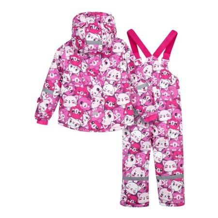 Winter kit for the girl PlayTode: jacket and semi -combineson, height 104 cm-10