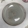 Porcelain dining Porcelain "Suprim", D = 21 cm, color gray color