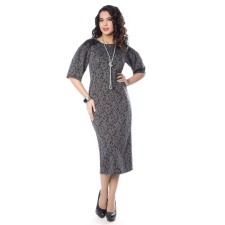 Women's dress, size 46, gray color
