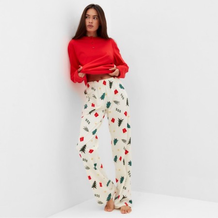 New Year. Female Pajama KAFTAN Christmas Tree, Size 52-54-2