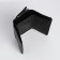 Women's wallet on a magnet, black color