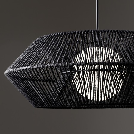 Suspended lamp Freya Fr5405PL-01B3 Cottage, 500x500x200 mm, E14, 1x40W, black color-1