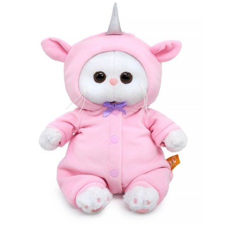 Soft toy "Lee Baby" in the jumpsuit "Unicorn", 20 cm LB-145