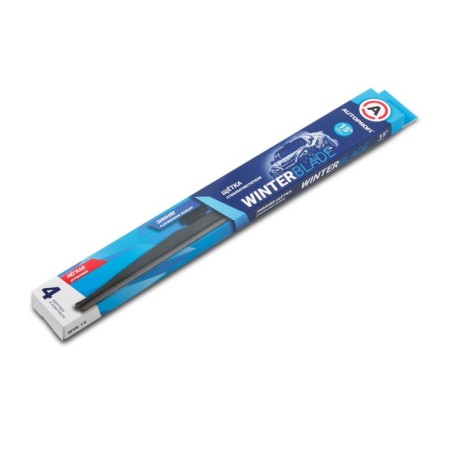 Autoprofi wiper brush, winter, in a rubber casing, 4 adapters 15 inches, 370 mm 9868-5