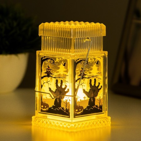 Halloween nightlight LED 1W 3HLR44 MIX 6x6x10.5cm Risalux-3