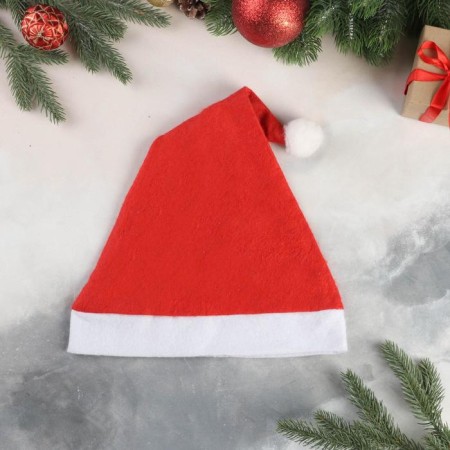 New Year's cap "Classic" 37x27 cm, red-1