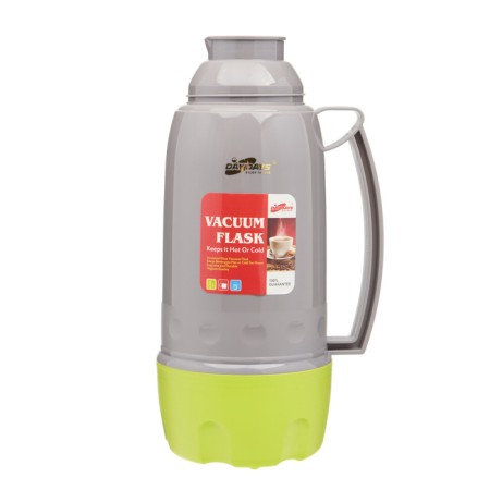 Thermos 1.8 l, with a glass flask, retains heat 12 hours, green-2