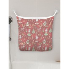 Organizer in the bath on the suction cups 